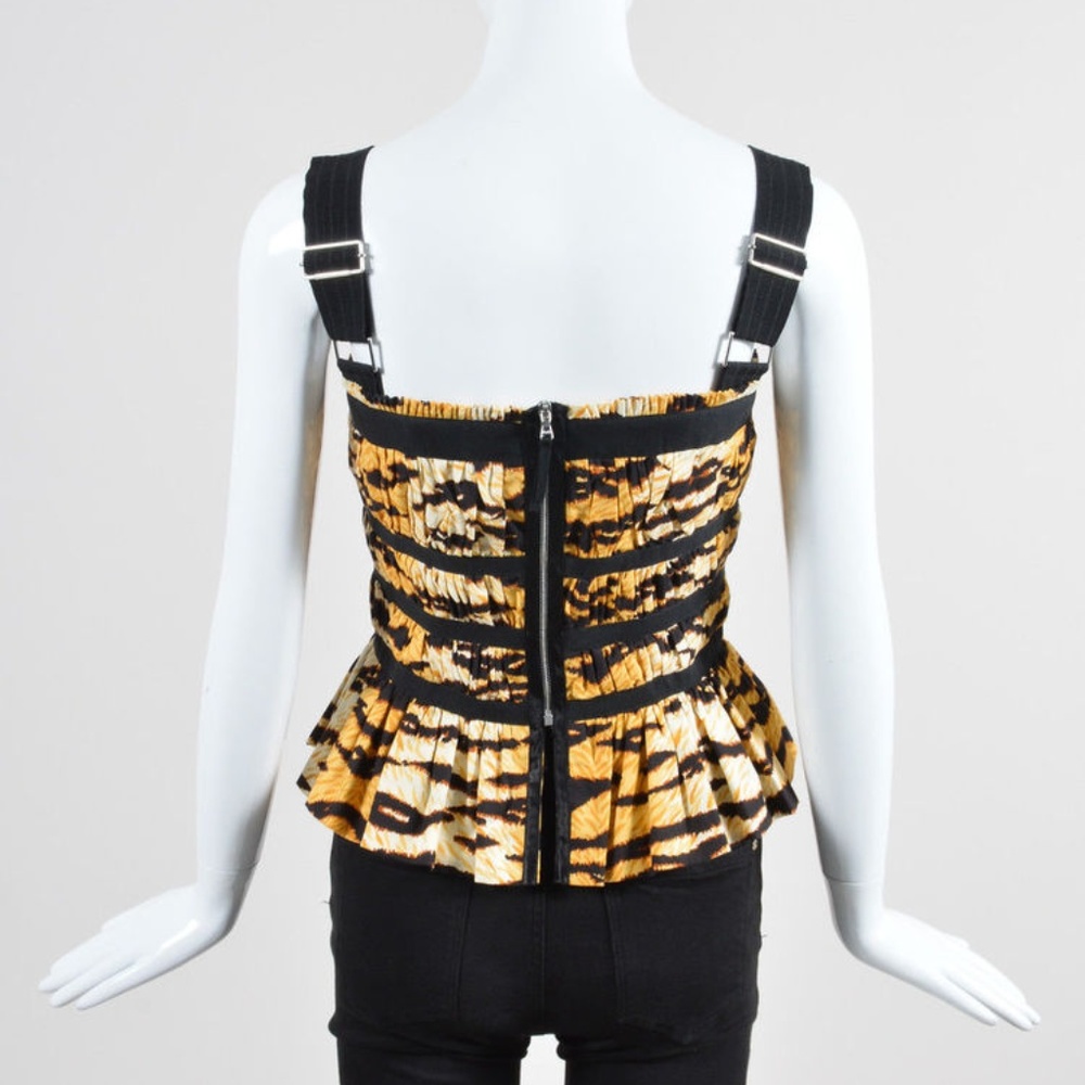 Dolce & Gabbana Animal Print Bustier